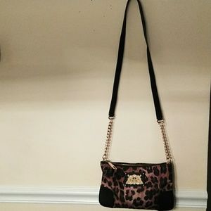 Juicy Coutoure Crossbody leopard print Purse